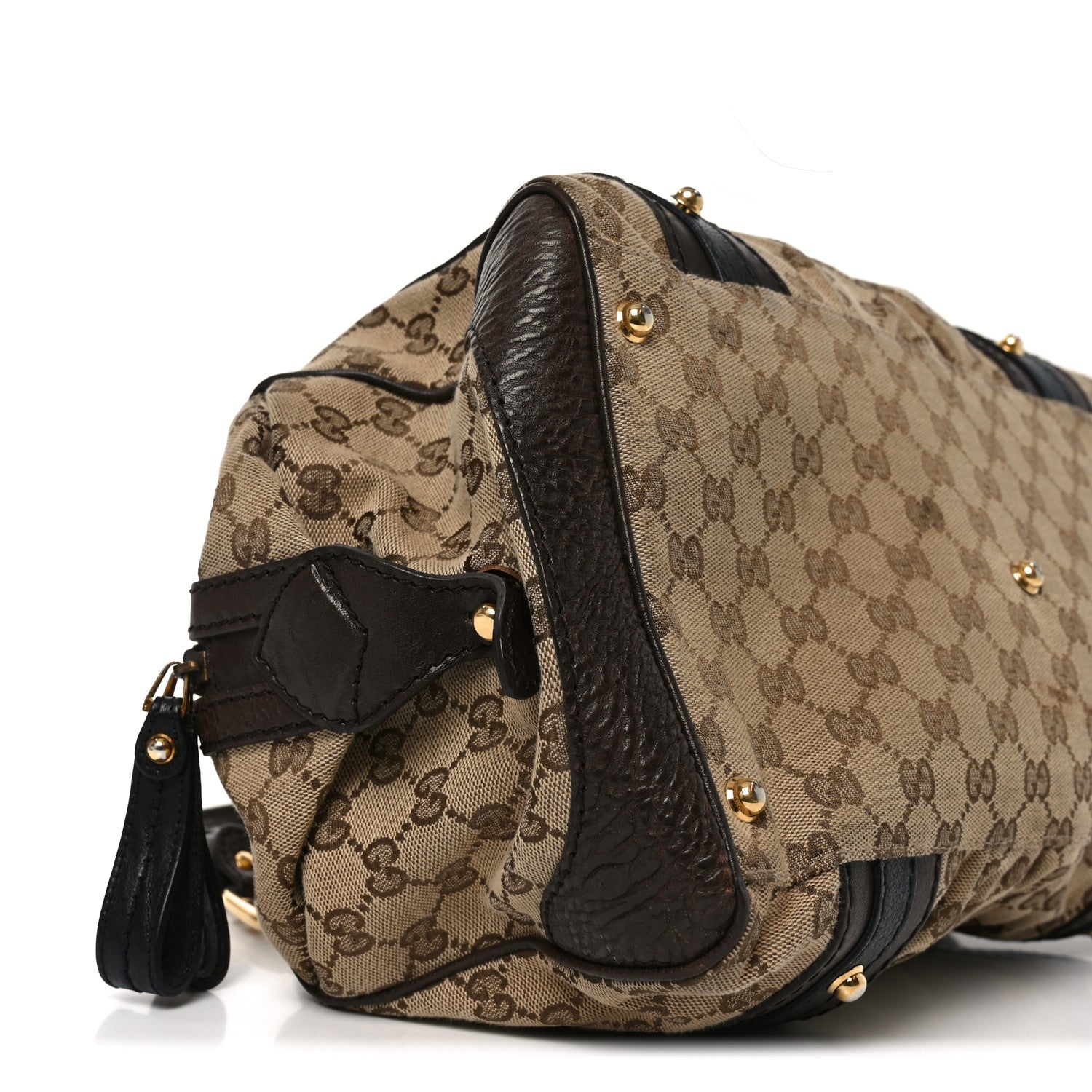 Gucci Monogram Medium Interlocking Icon Tote Dark Brown 9 of 12