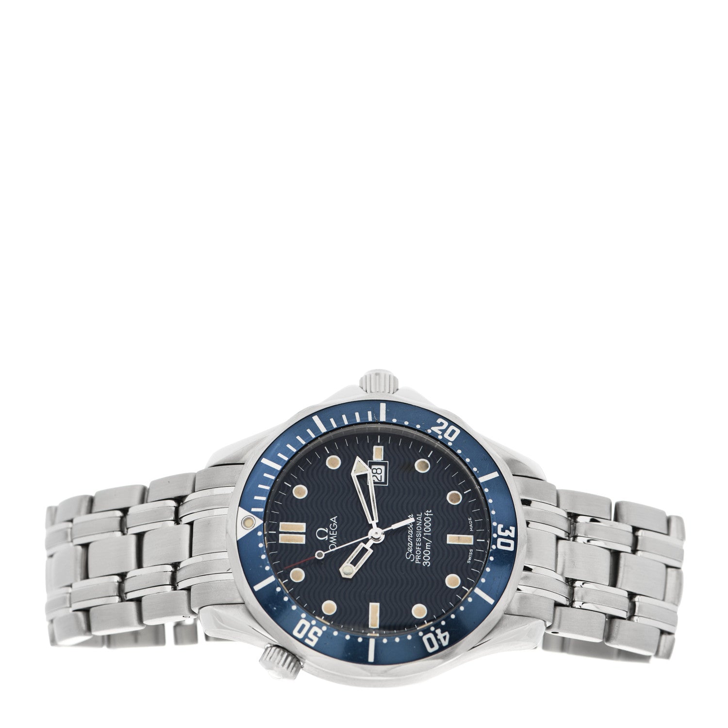 Omega Stainless Steel 41mm Seamaster Professional Quartz Watch Blue 2221.80 2 of 4