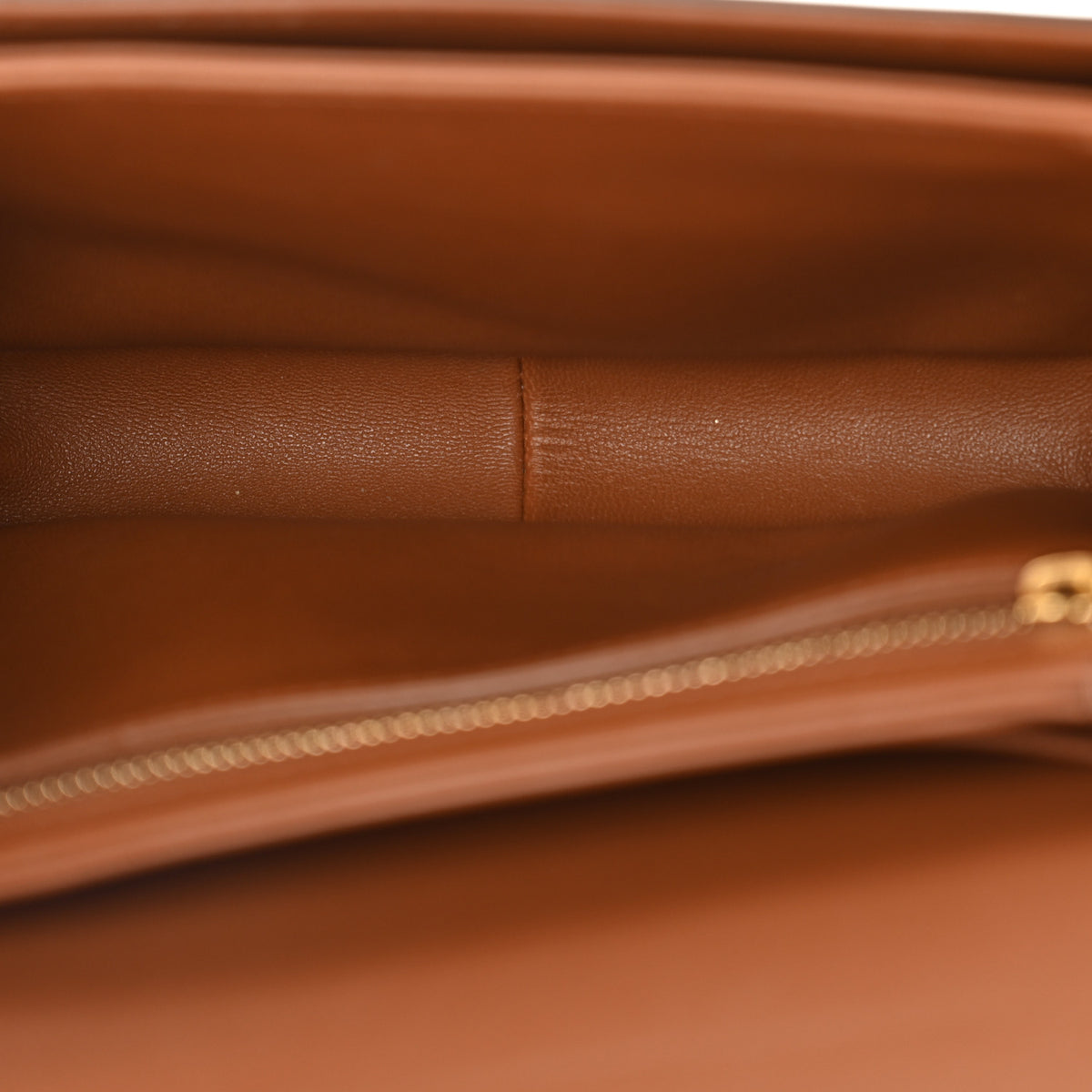Calfskin Triomphe Canvas Teen Triomphe Bag Tan