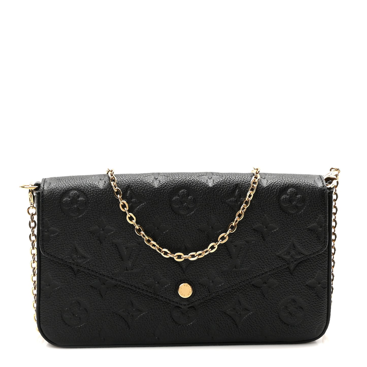 Empreinte Pochette Felicie Chain Wallet Black