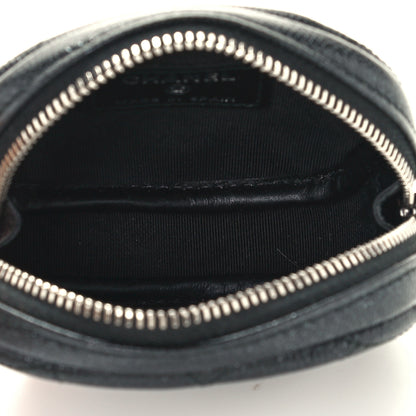 Chanel Iridescent Caviar Quilted Zip Around Classic Coin Purse Black 5 of 9