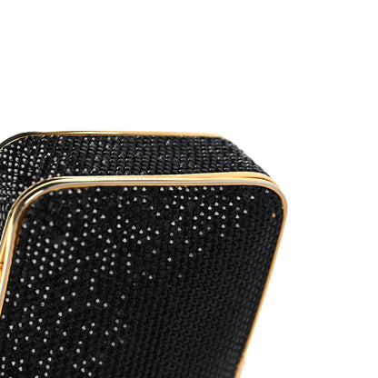 Judith Leiber Swarovski Crystal Minaudiere Clutch Black 11 of 12