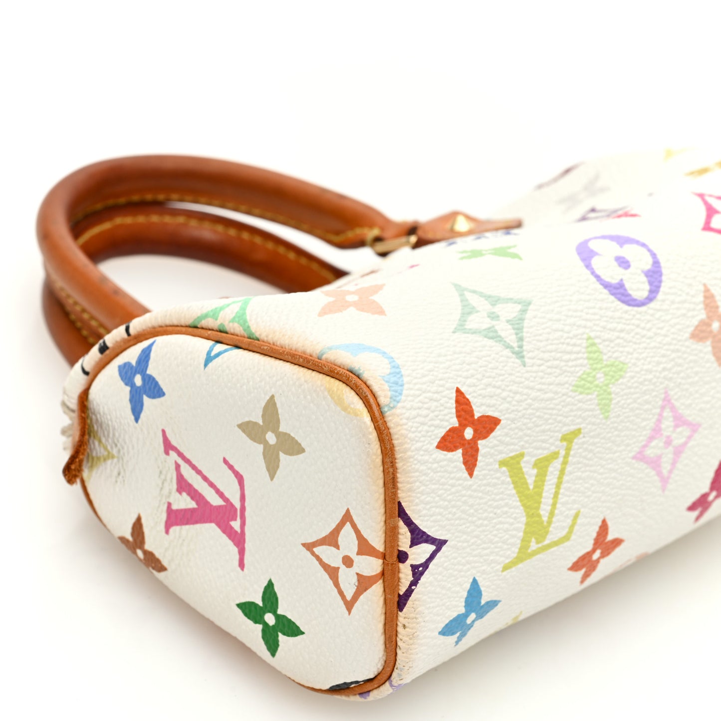 Monogram Multicolor Mini Sac HL Speedy White
