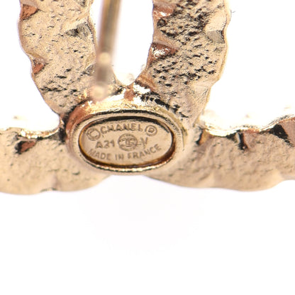 Chanel Crystal Over The Rainbow CC Earrings Gold Multicolor 4 of 4