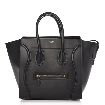 Celine Smooth Calfskin Mini Luggage Black 1 of 15