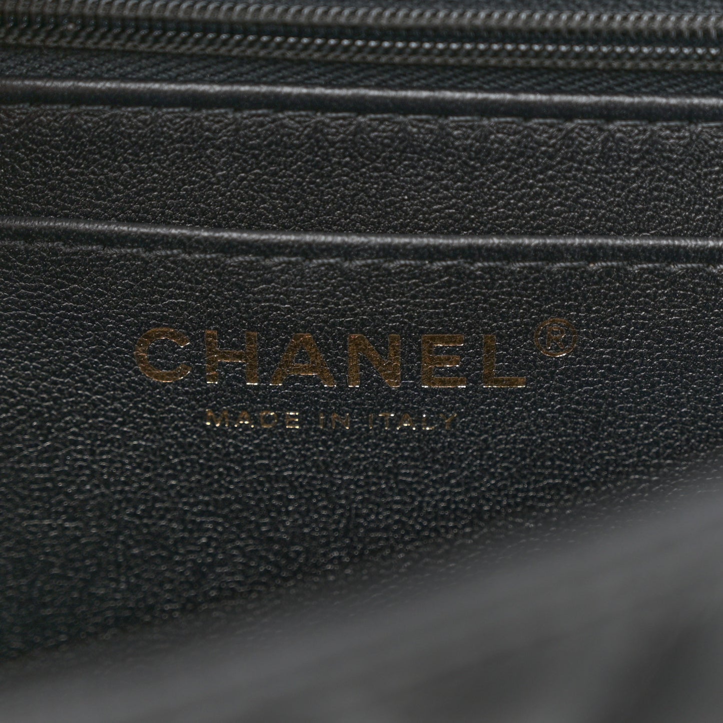 Lambskin Quilted Resin CC Flap Bag Black White