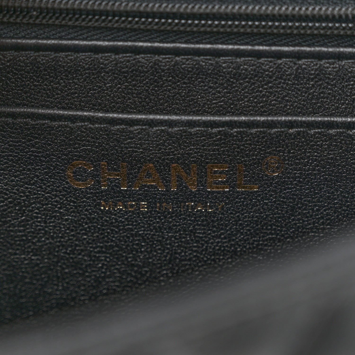 Chanel Lambskin Quilted Resin CC Flap Bag Black White 6 of 10