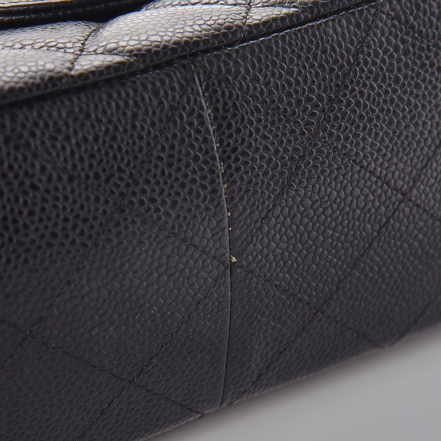 Chanel Caviar Quilted Jumbo Single Flap Black 10 of 11