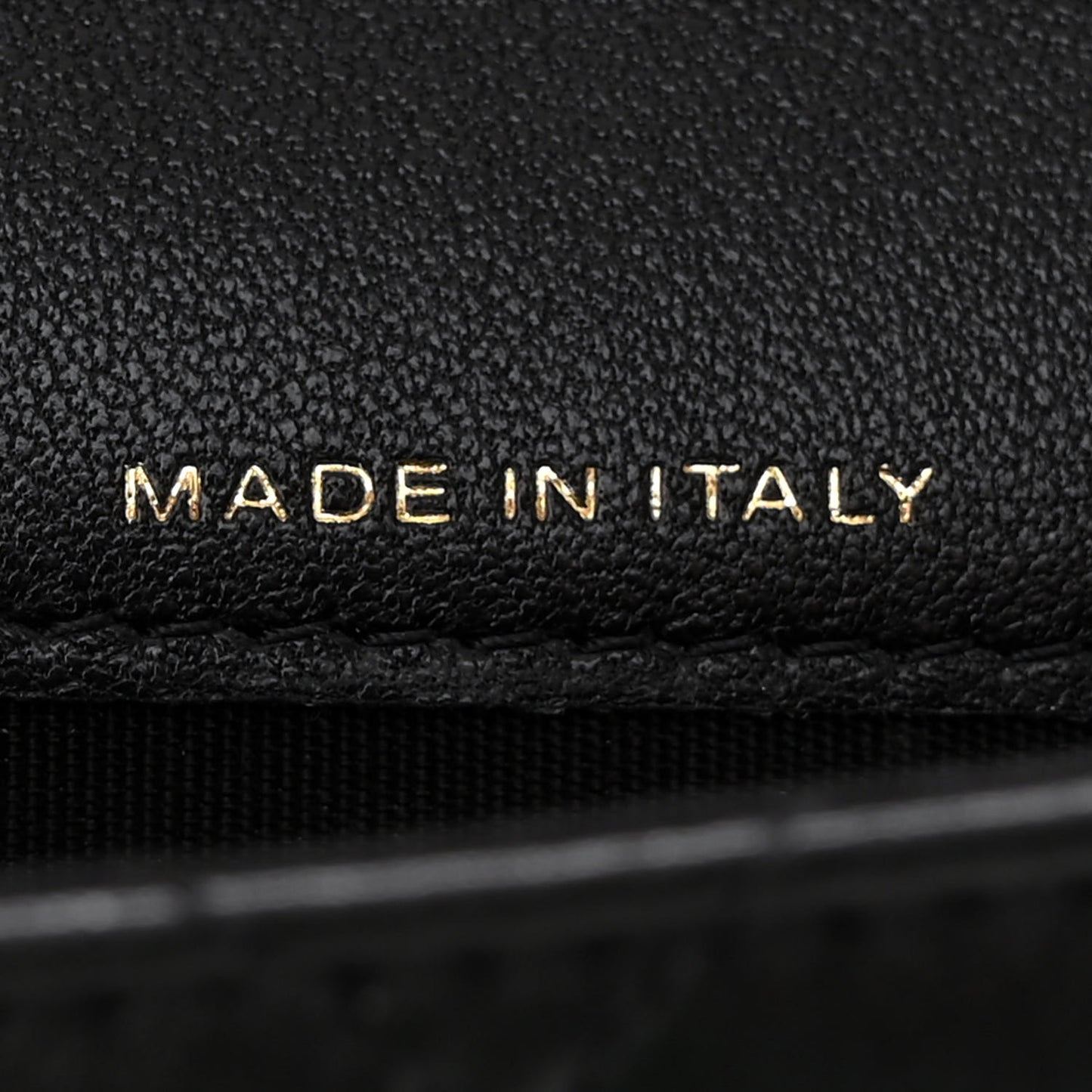 Shiny Lambskin Ribbon Quilted Flap Belt Bag Black