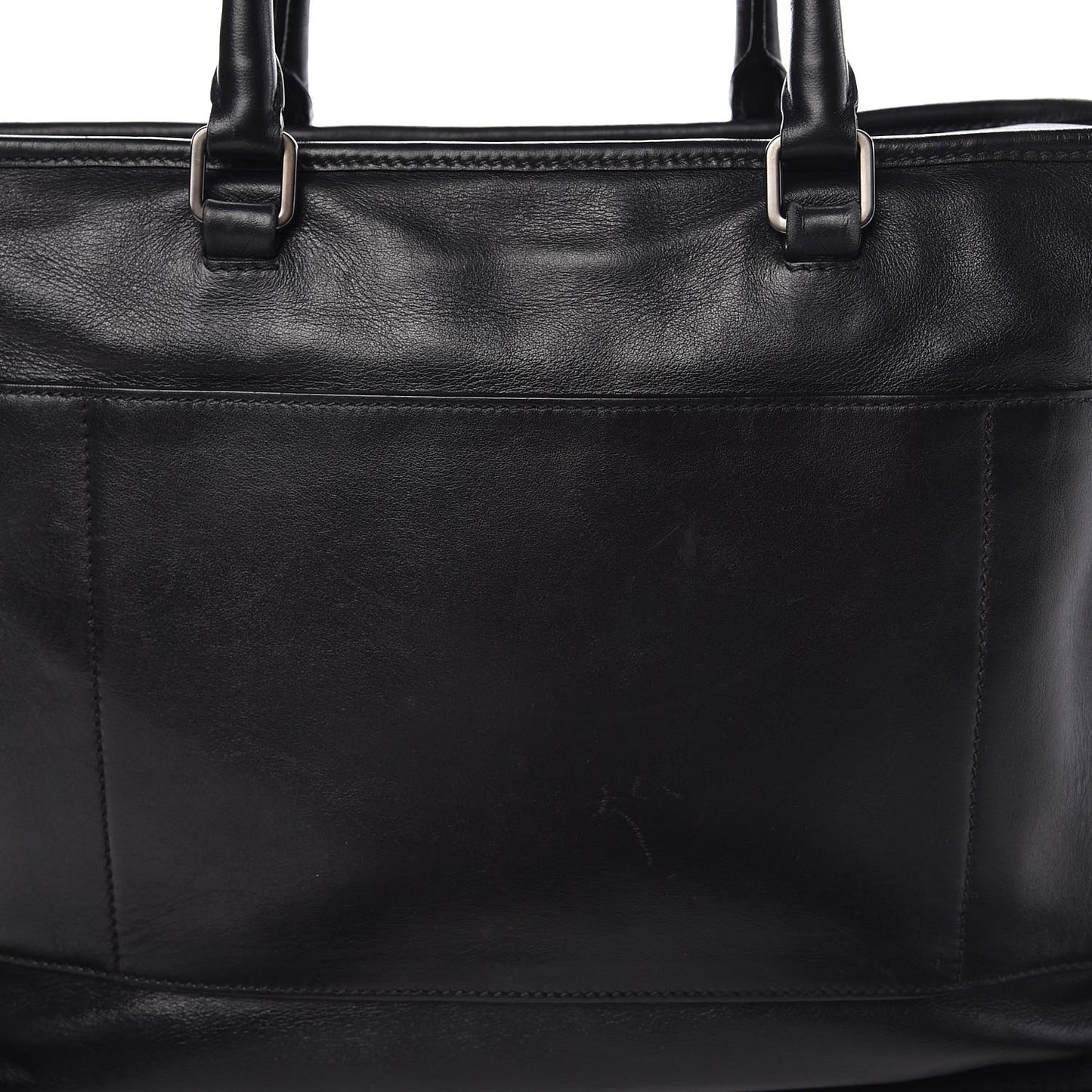 Nappa Briefcase Black