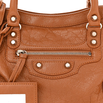Balenciaga Agneau Classic Silver Hardware S City Camel 8 of 14