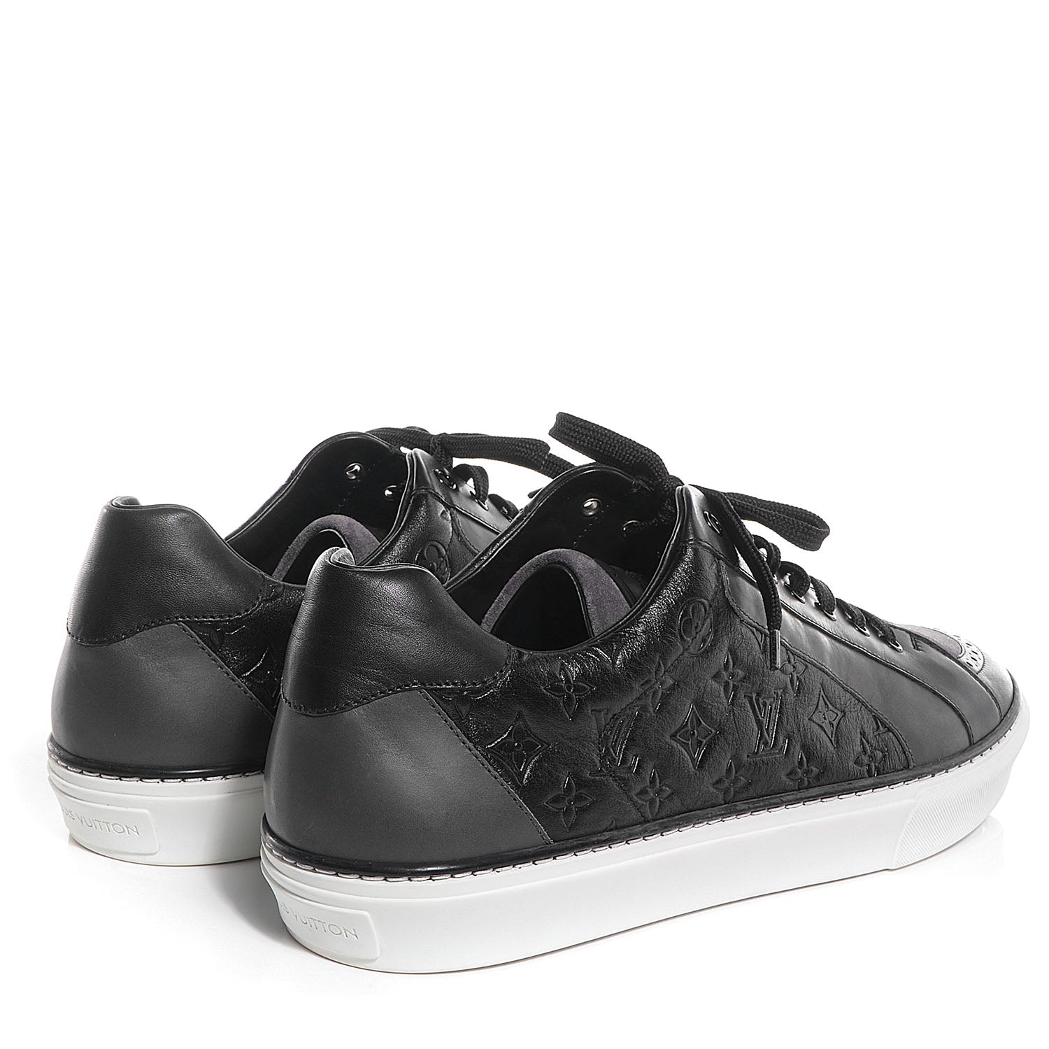 Louis Vuitton Empreinte Street Sneaker 10 Black 4 of 7