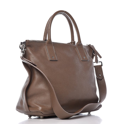 Mulberry Classic Grained Calfskin Small Alice Satchel Taupe 4 of 11