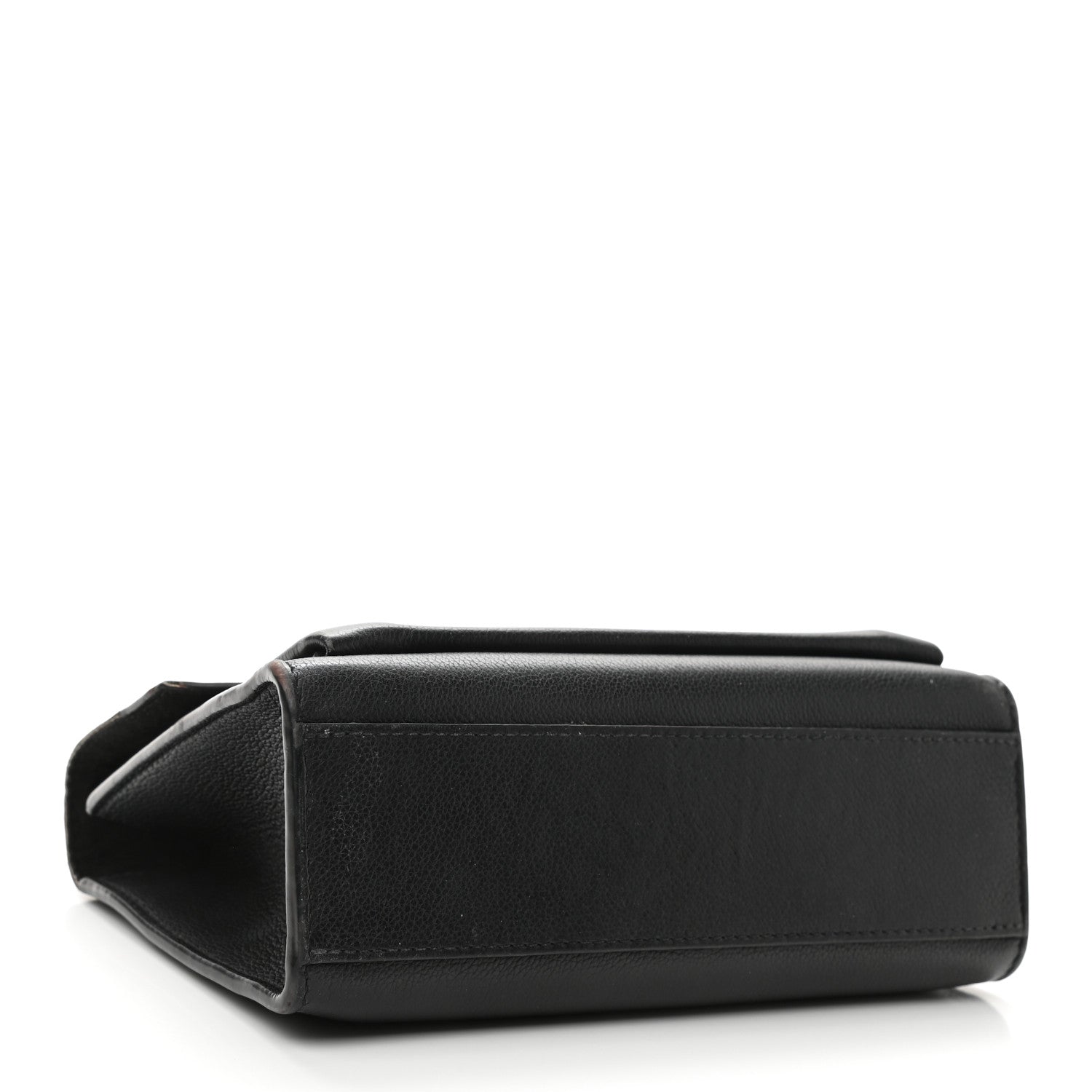 Louis Vuitton Soft Calfskin Mylockme Chain Bag BB Black 4 of 15