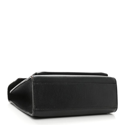 Louis Vuitton Soft Calfskin Mylockme Chain Bag BB Black 4 of 15