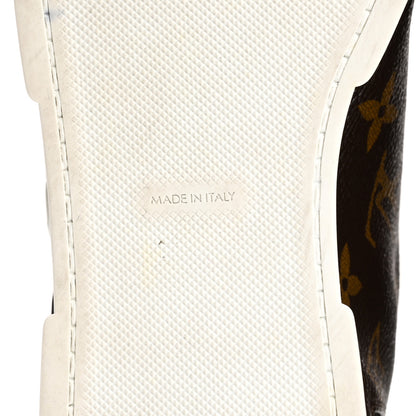 Louis Vuitton Calfskin Monogram World Tour Sneaker Boot 38.5 8 of 17
