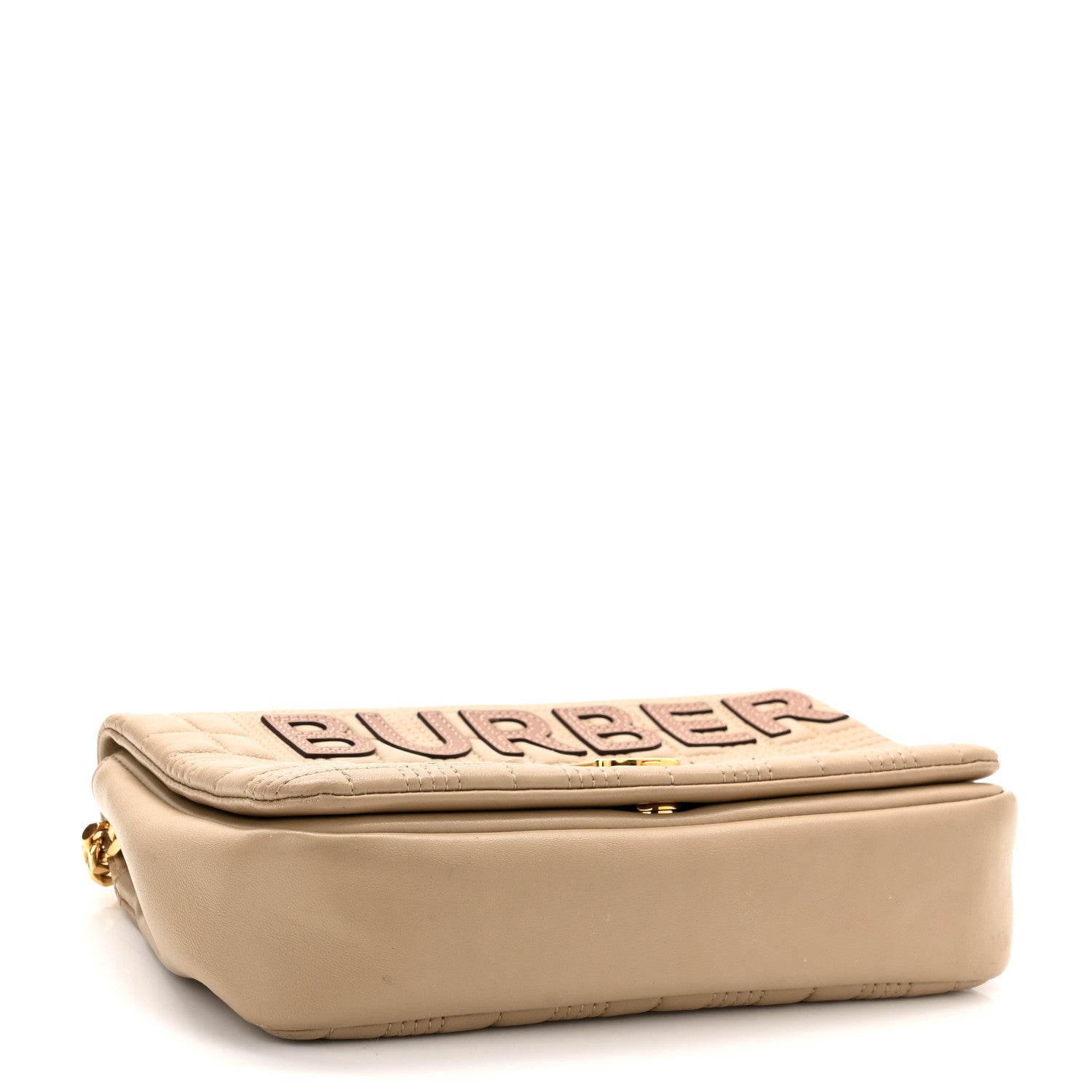 Burberry Quilted Horseferry Print Small Lola Bag Beige 4 of 12