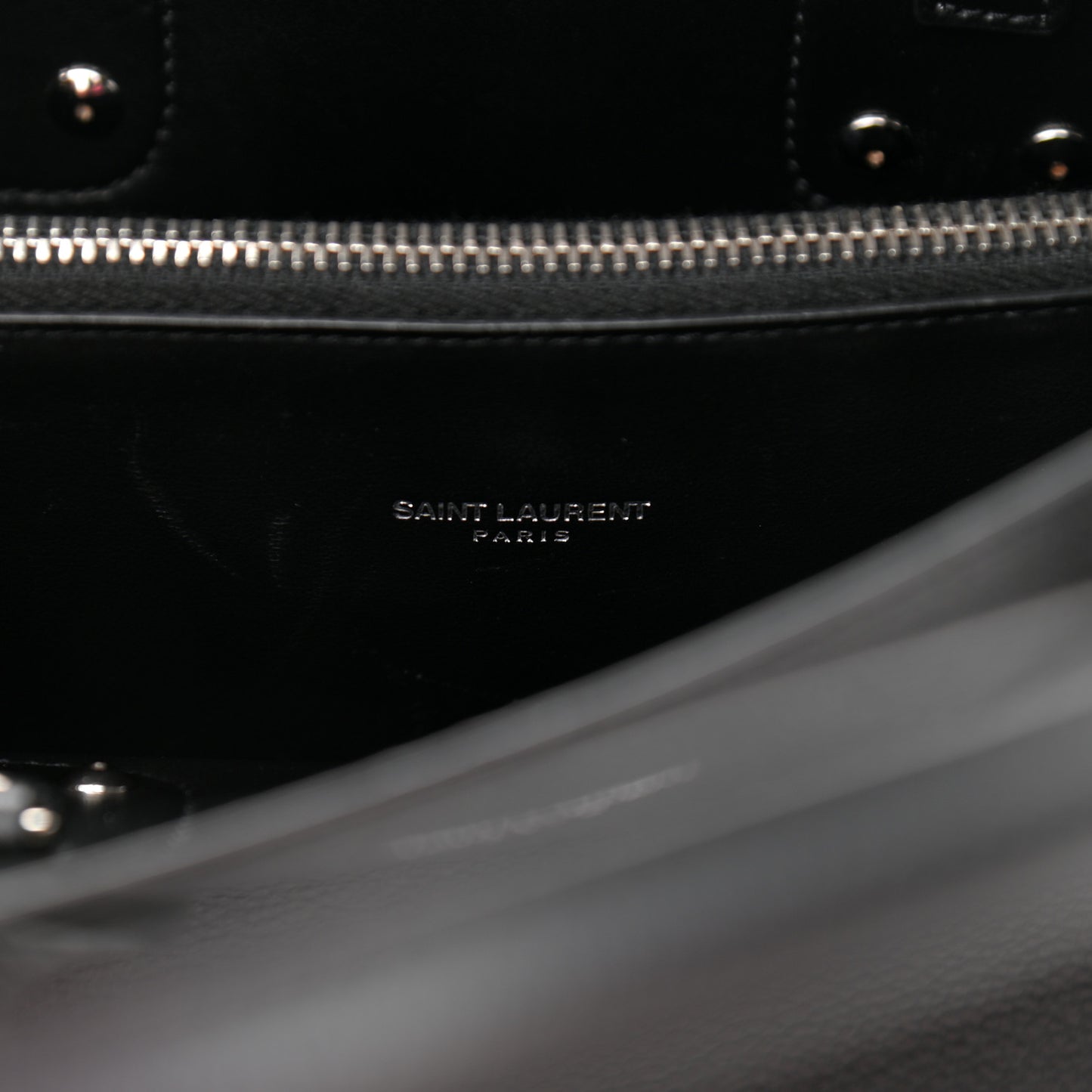 Grained Calfskin Small Sac De Jour Black