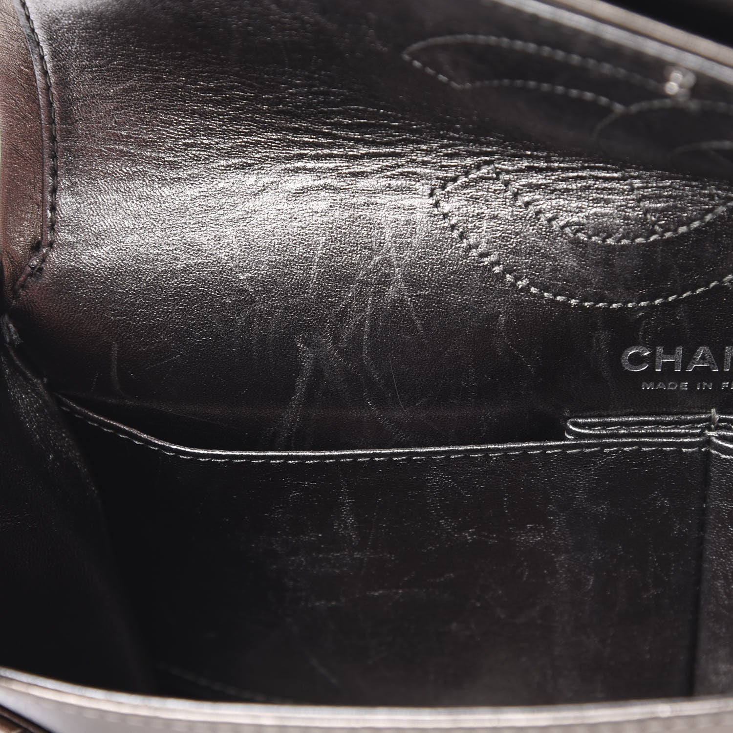 Chanel Metallic Aged Calfskin Quilted 2.55 Reissue 227 Flap Bronze 12 of 17