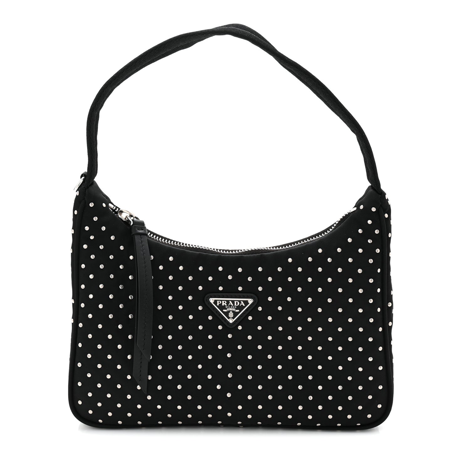 Re-Nylon Vela Studs Mini Re-Edition 2000 Bag Black
