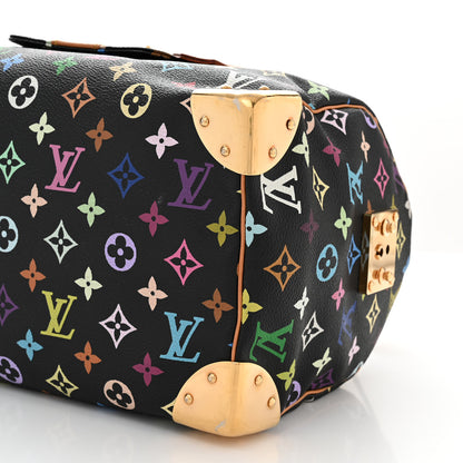 Louis Vuitton Monogram Multicolor Speedy 30 Black 9 of 11
