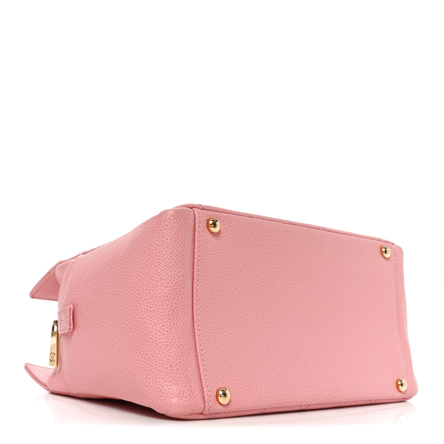 Chanel Caviar Quilted Petit Timeless Shopping Tote PTT Pink 4 of 10