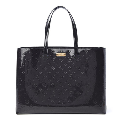 Louis Vuitton Vernis Wilshire GM Blue Infini 1 of 12