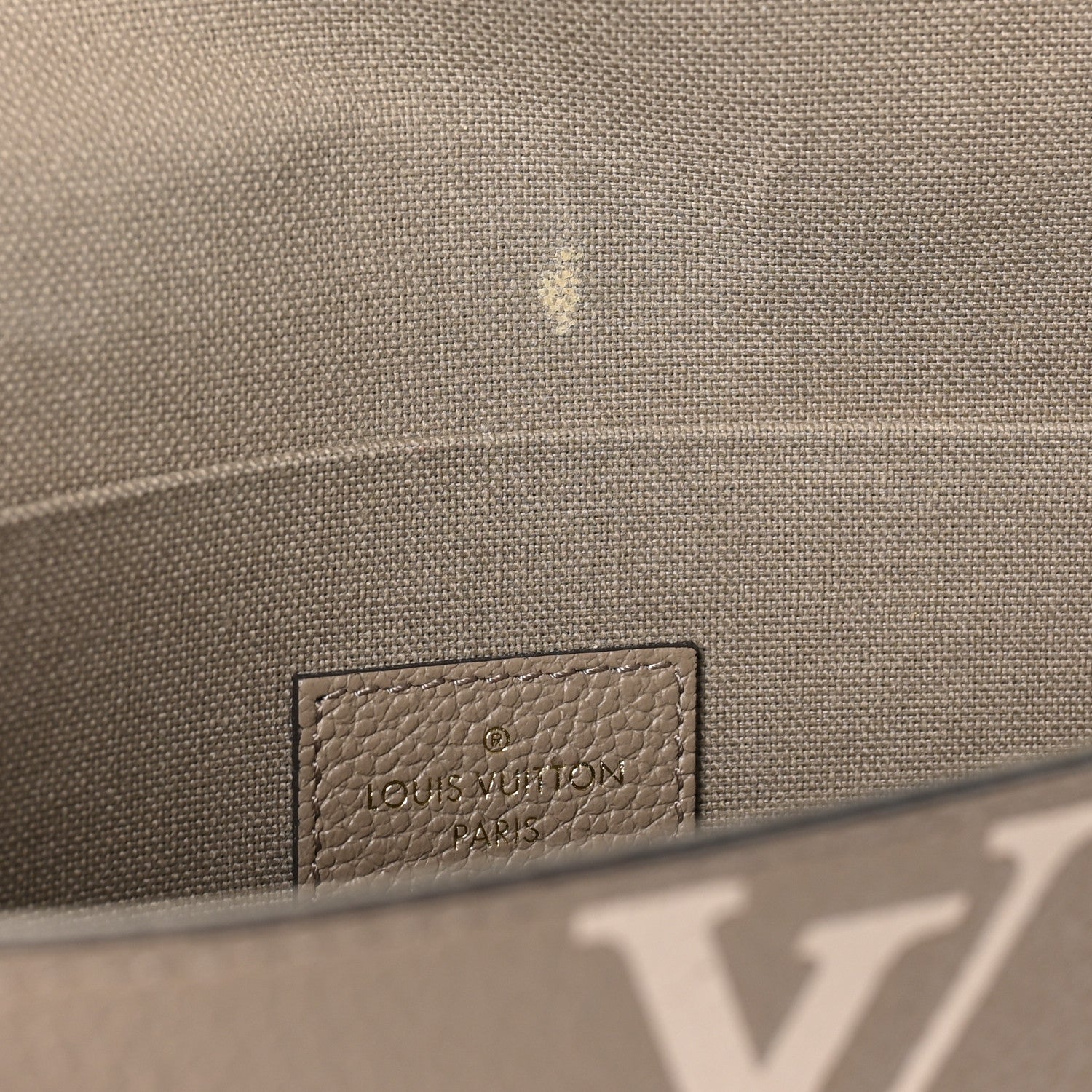 Louis Vuitton Empreinte Monogram Giant Felicie Pochette Tourterelle Creme 11 of 13