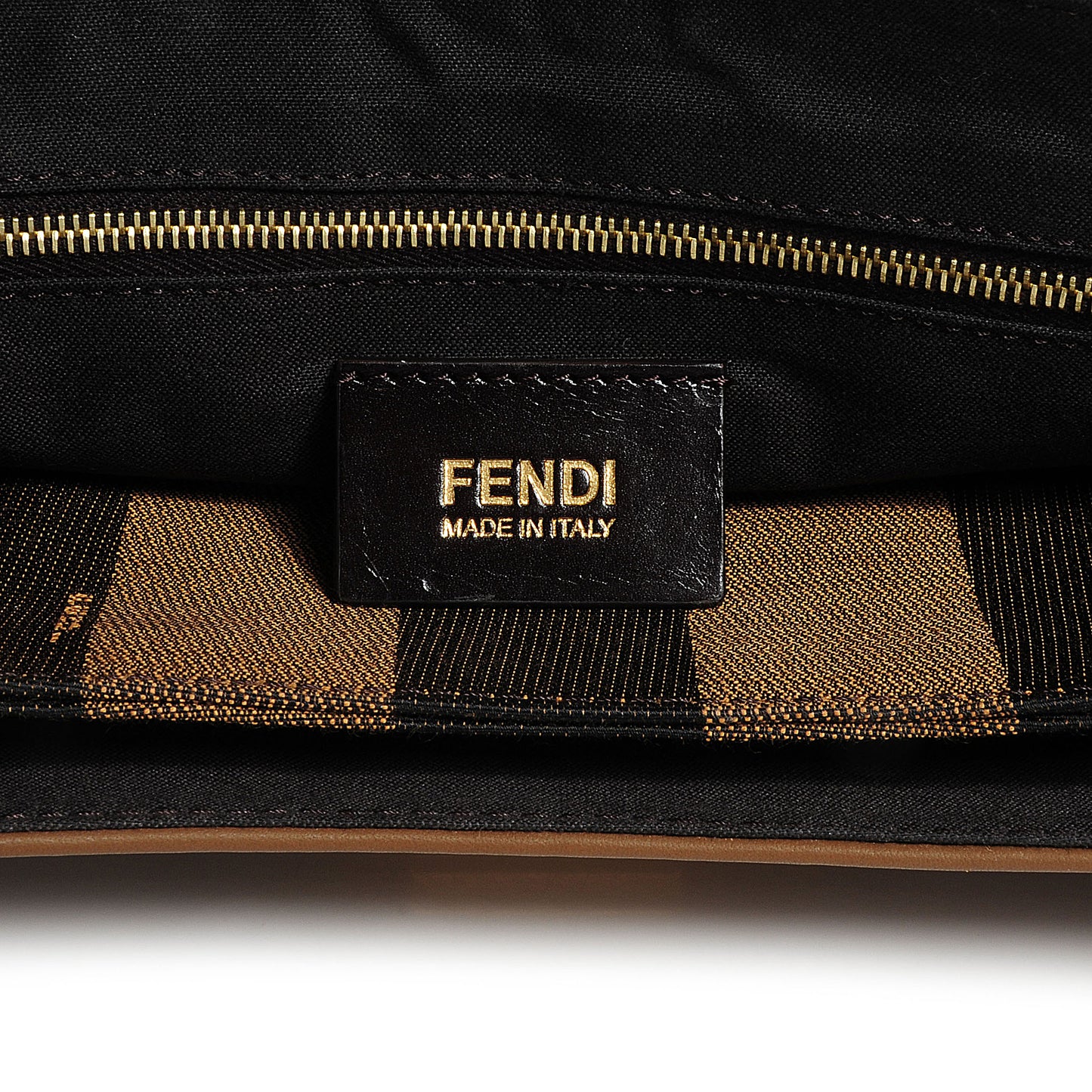 Calfskin Paris Pequin Small Shoulder Bag Beige