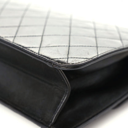 Chanel Lambskin Quilted Medium Single Flap Black 15 of 20