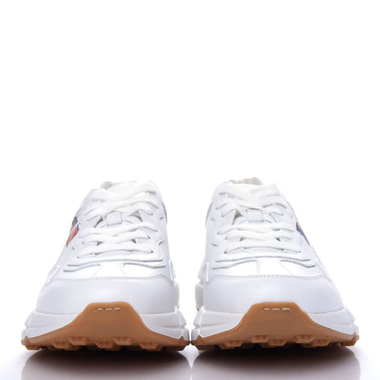 Gucci Calfskin Worldwide Womens Rhyton Sneakers 39 Great White 2 of 11