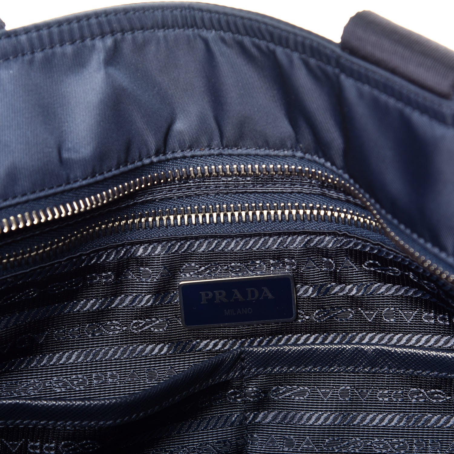 Prada Nylon Vela Baby Bag Baltico 7 of 9