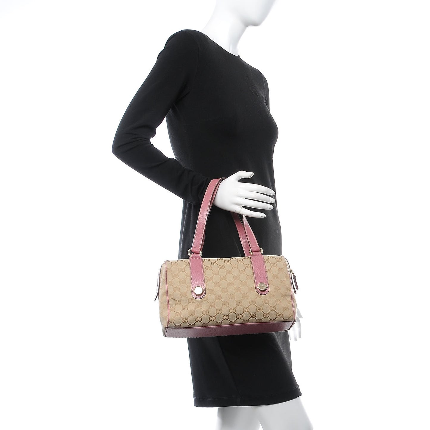 Monogram Small Charmy Boston Pink