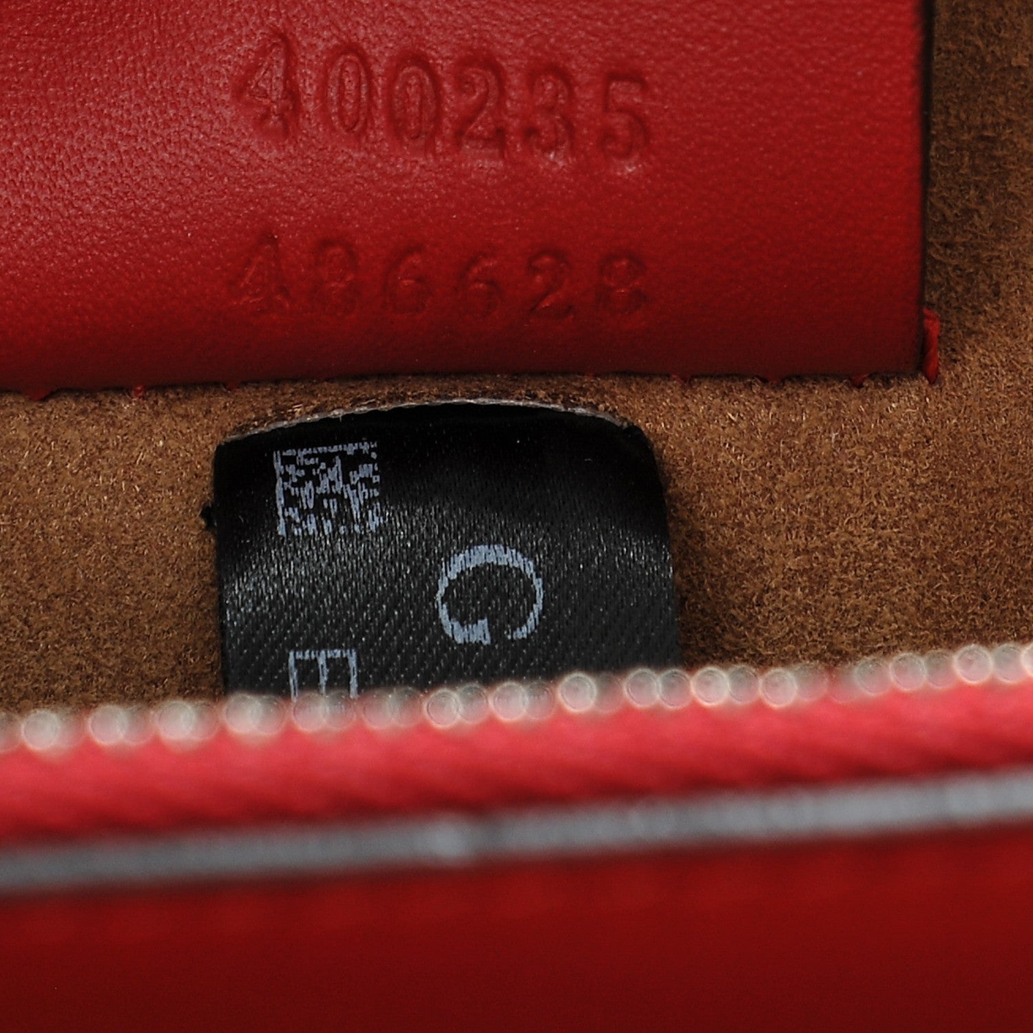 Gucci GG Supreme Monogram Arabesque Medium Dionysus Shoulder Bag Hibiscus Red 7 of 7