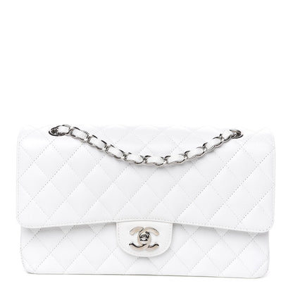 Chanel Caviar Quilted Medium Double Flap White 1 of 11