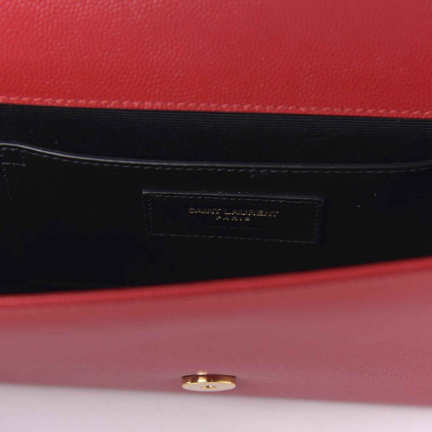 Grain De Poudre Classic Monogram Cassandre Clutch New Red