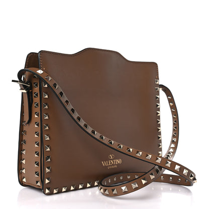 Valentino Garavani Vitello Small Rockstud Flip-Lock Messenger Bag Light Cuir 3 of 8