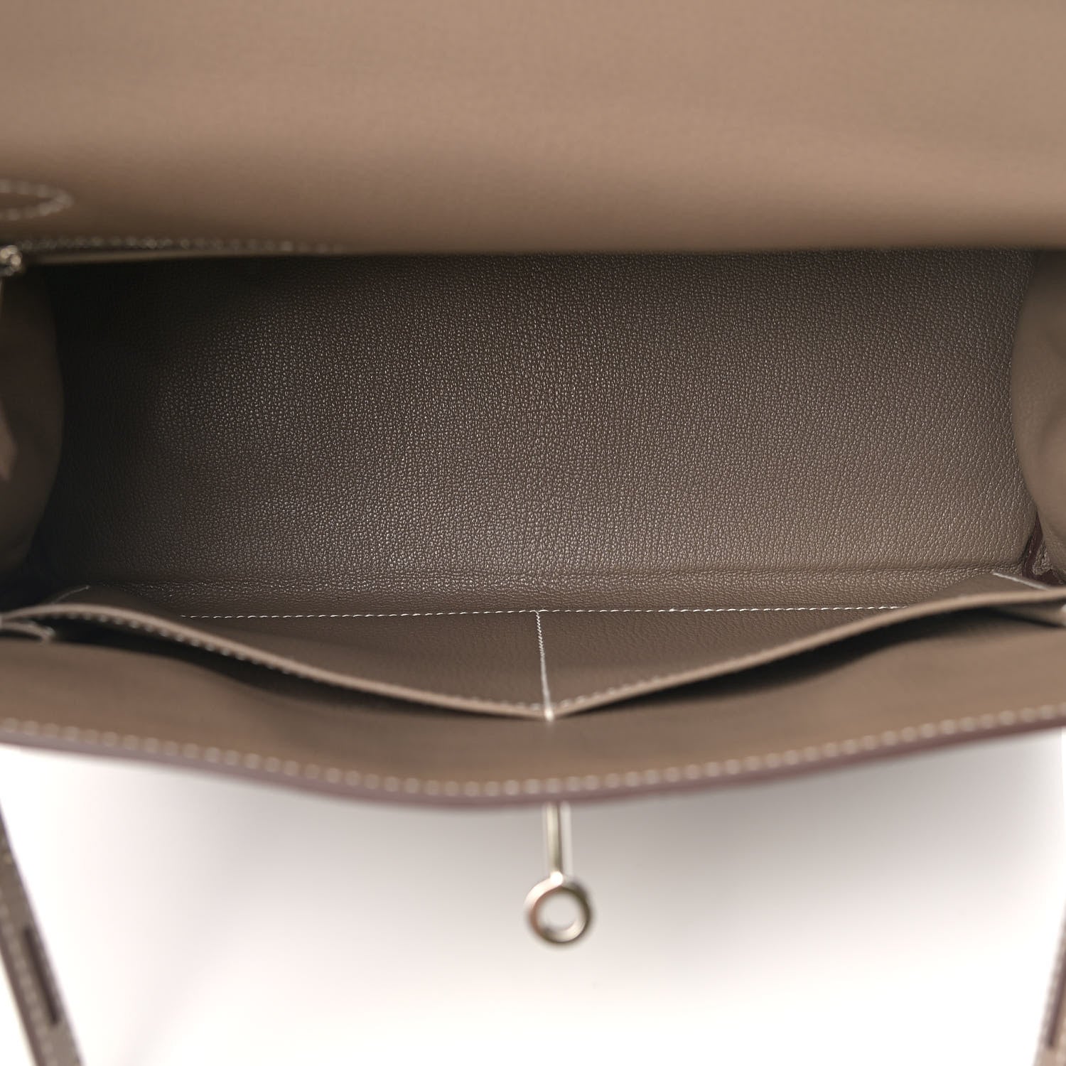 Hermes Togo Kelly Retourne 28 Etoupe 5 of 11