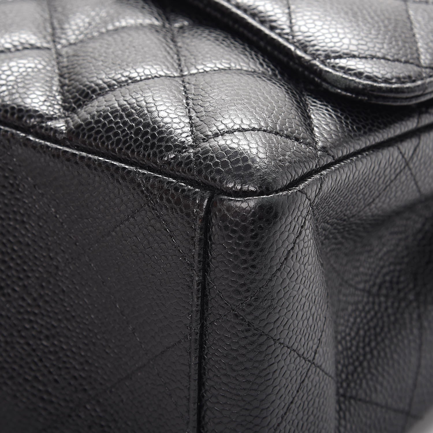 Chanel Caviar Quilted Maxi Double Flap Black 11 of 16