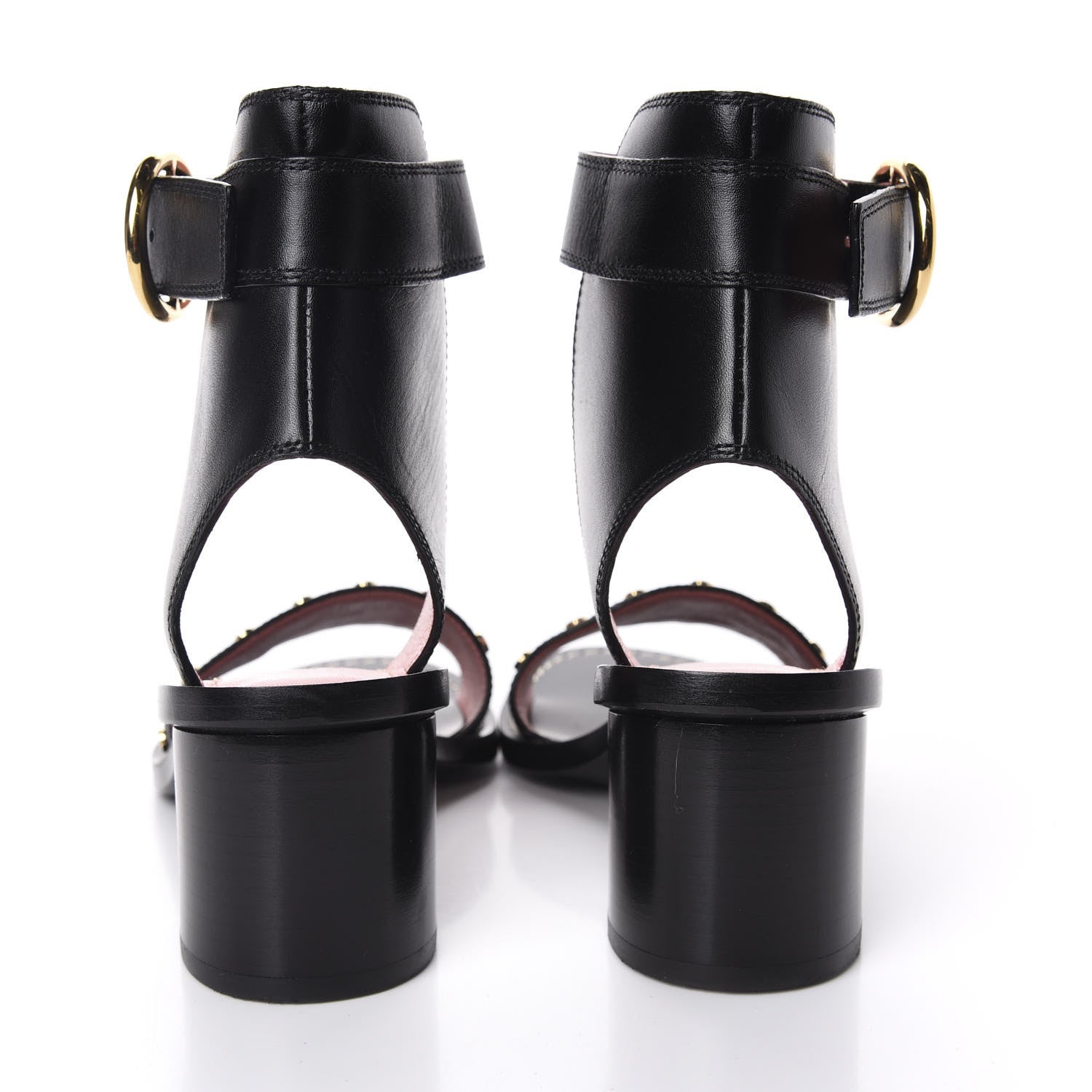 Louis Vuitton Calfskin Monogram Passenger Sandals 37 Black 6 of 10