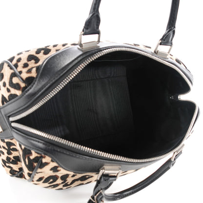 Louis Vuitton Jacquard Velvet Leopard Print Stephen Sprouse Speedy 5 of 7