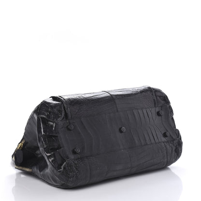 Nancy Gonzalez Crocodile Tote Black 4 of 11