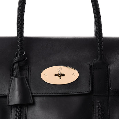 Mulberry Smooth Calfskin Braided Bayswater Black 14 of 14
