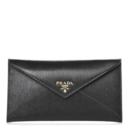 Prada Vitello Move Envelope Wallet Black 1 of 8