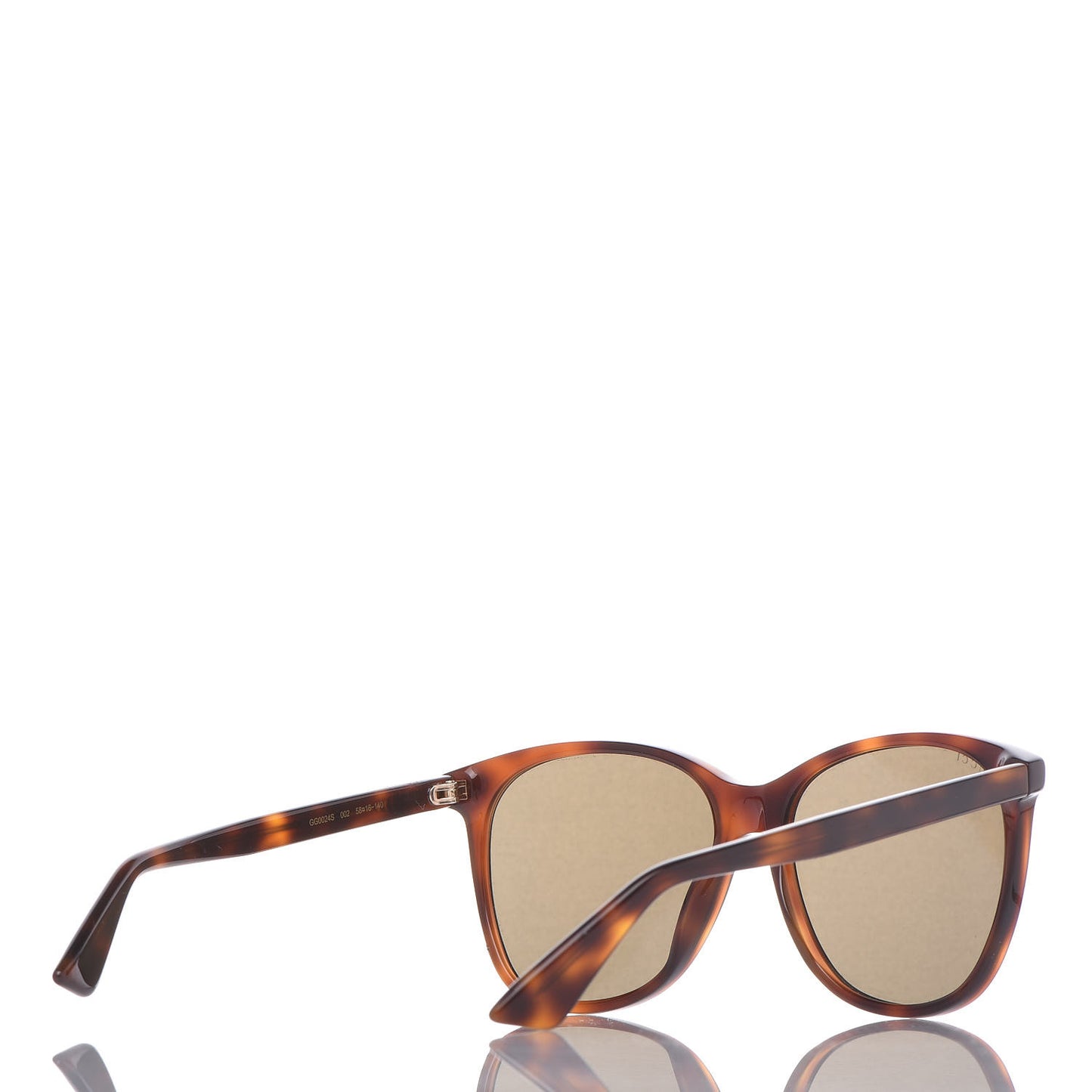 Acetate Round GG Sunglasses GG0024S Tortoise