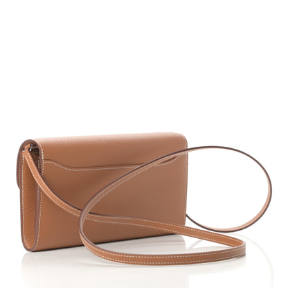 Hermes Epsom Constance Long Wallet To Go Gold 3 of 12
