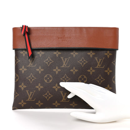 Louis Vuitton Monogram Tuileries Pochette Caramel 2 of 8