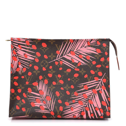 Louis Vuitton Monogram Jungle Dots Toiletry Pouch 26 Sugar Pink Poppy 1 of 9
