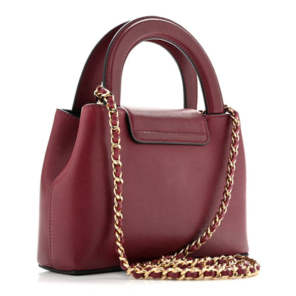 Chanel Caviar Nano Kelly Shopper Burgundy 3 of 12
