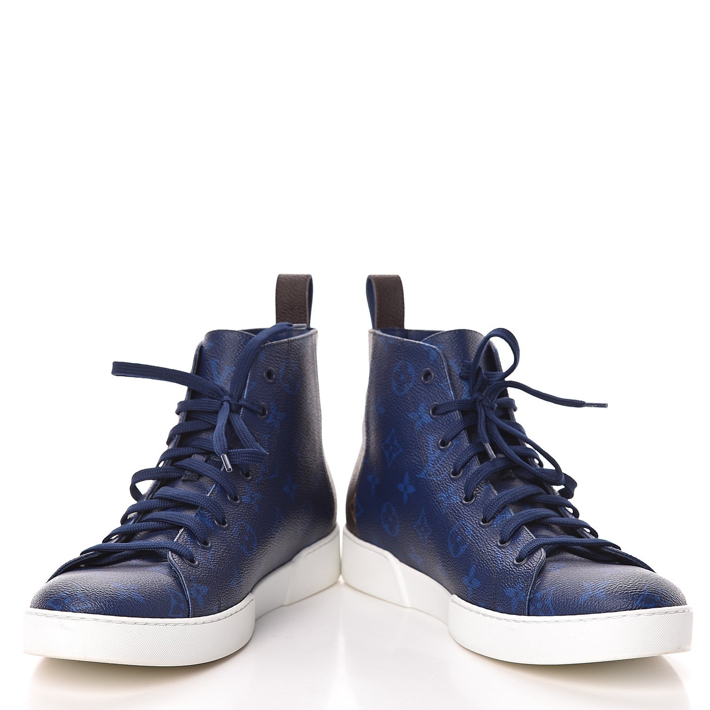 Monogram Match Up Sneakers 8 Pacific Blue
